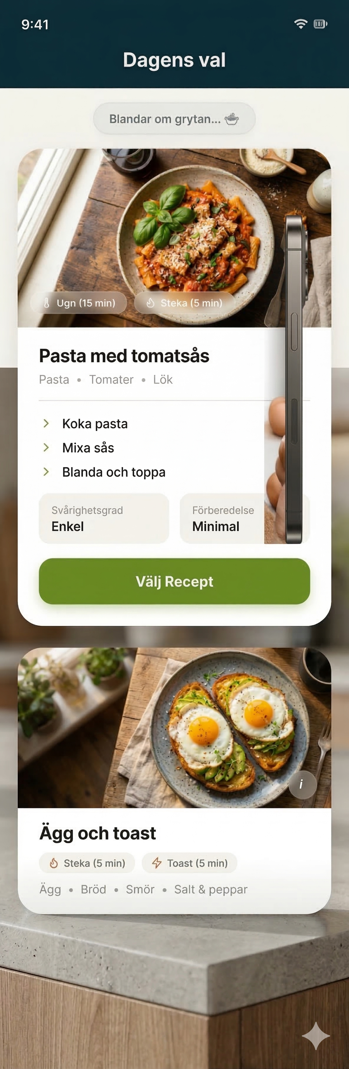 Fryshack — öppna frysdörr med matlådor